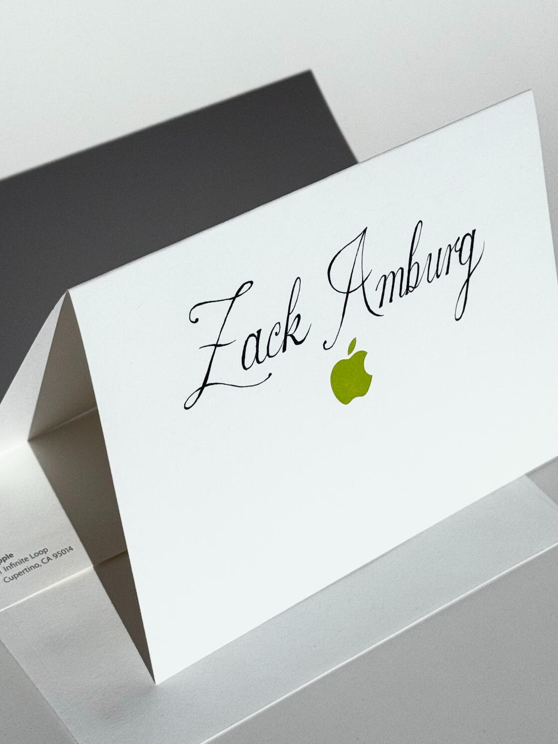 Calligraphy Table Card Calligraphy Table Card